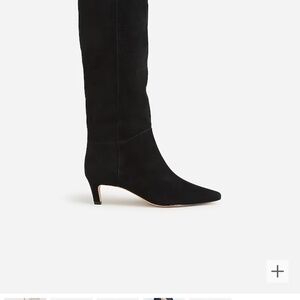 New in box J crew  Stevie tall suede boot size 9